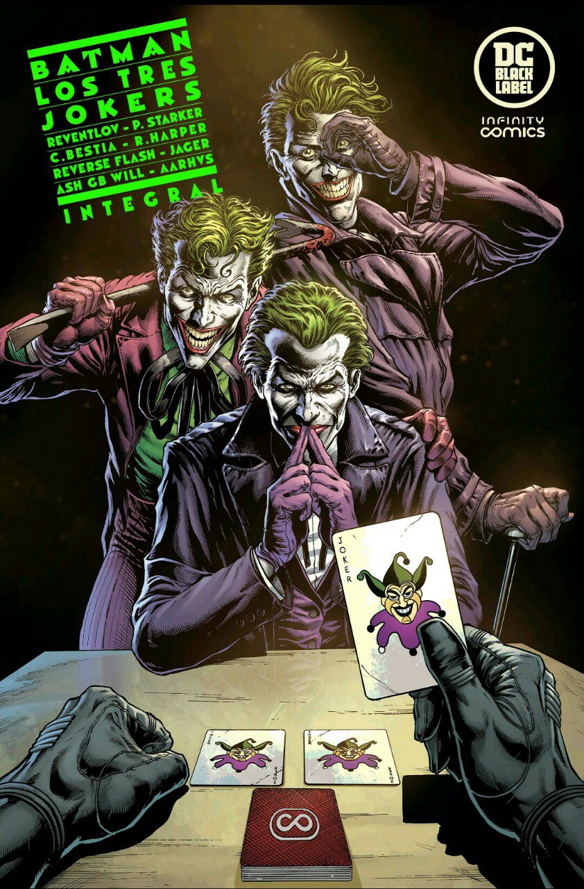 Portada ampliada de BATMAN LOST JOKERS INTEGRAL