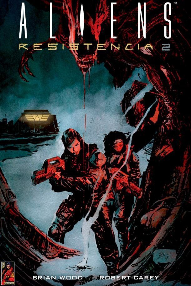 Portada ampliada de ALIENS RESISTENCIA 2