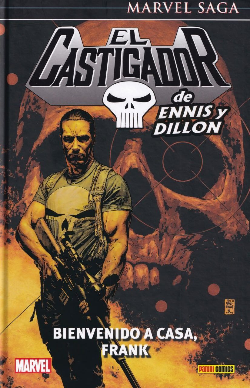 Portada ampliada de EL CASTIGADOR de ENNIS y DILLON