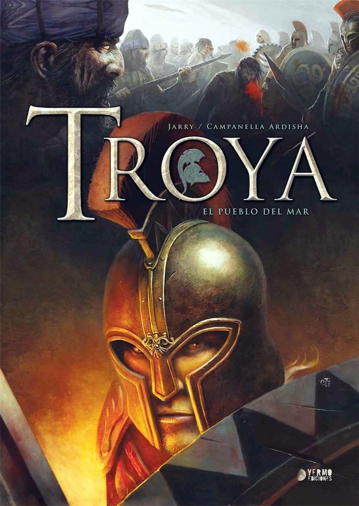 Portada ampliada de TROYA
