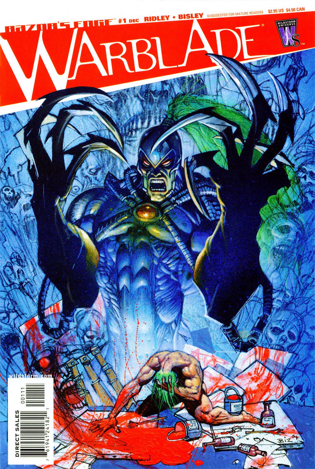 Portada ampliada de Warblade