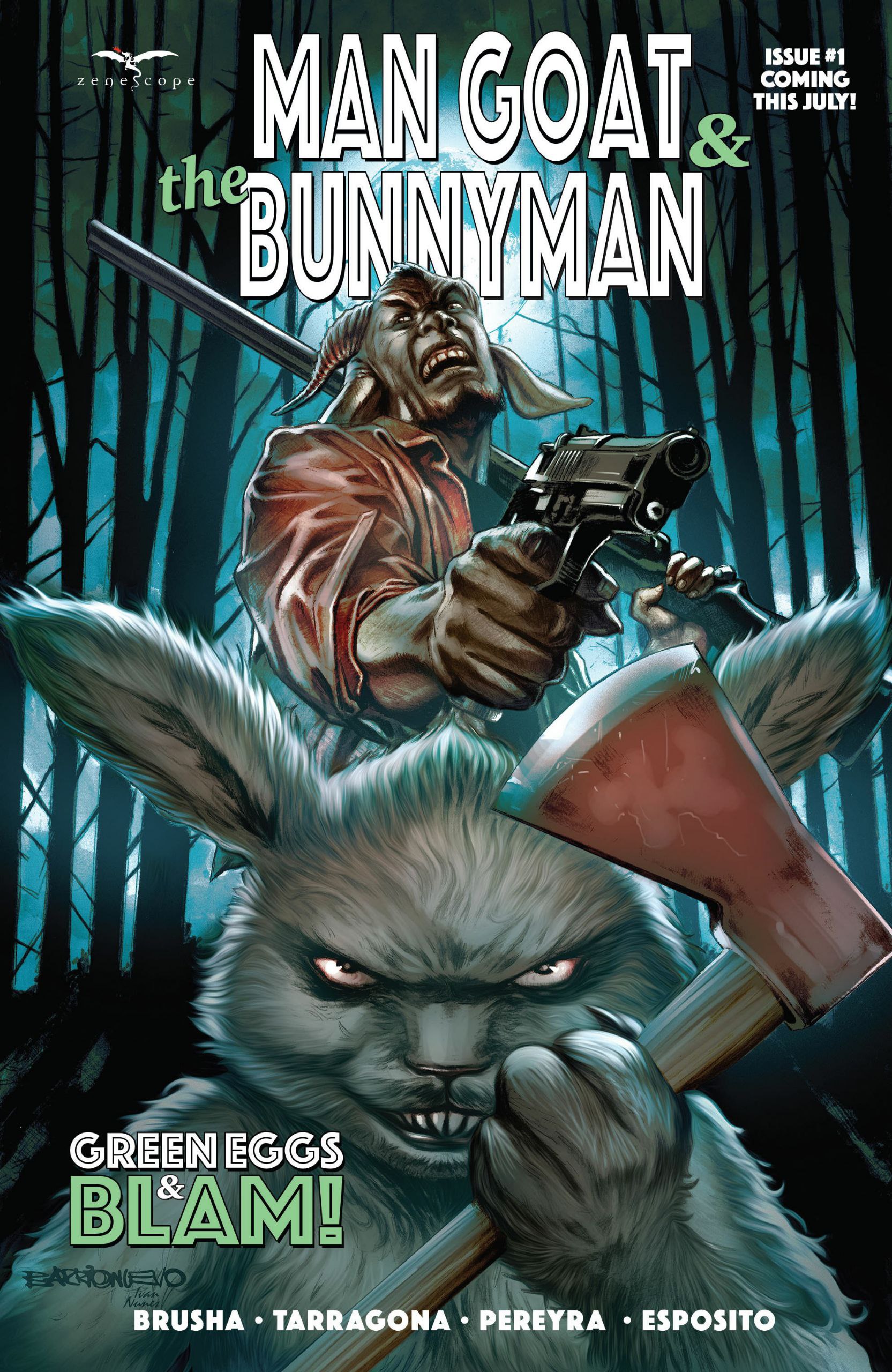 Portada ampliada de Man Goat & the Bunnyman