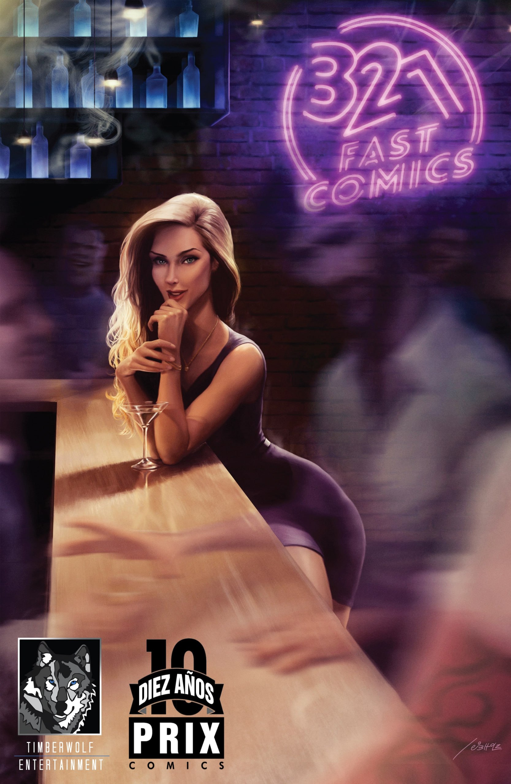 Portada ampliada de 321 - Fast Comics (Ed.Timberwolf)(2016)
