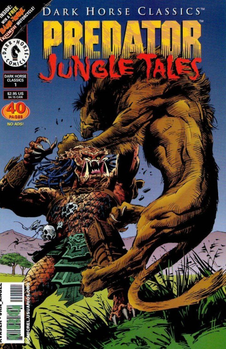 Portada ampliada de Predator Jungle Tales