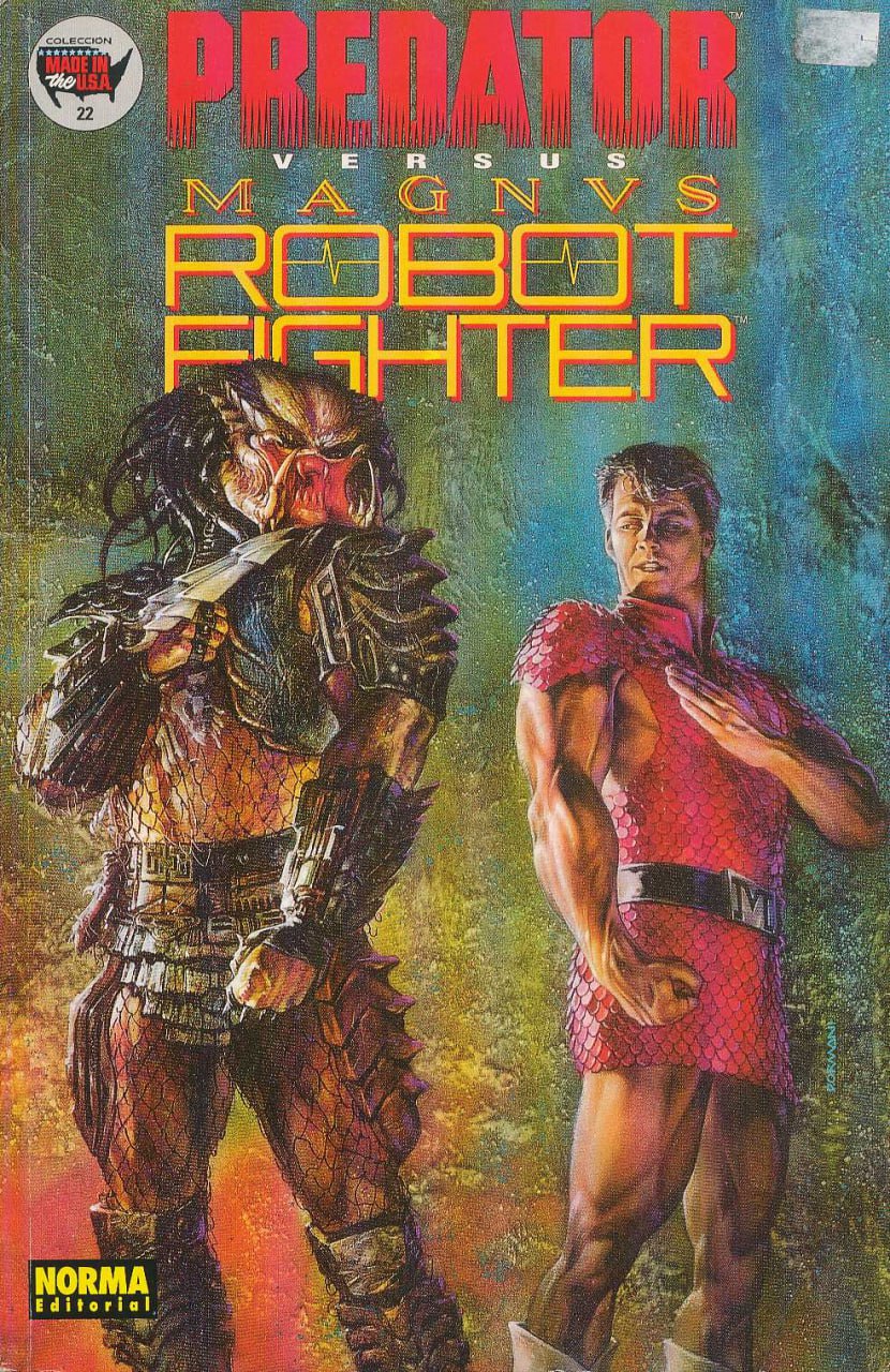Portada ampliada de PREDATOR VERSUS MAGNVS ROBOT FIGHTER