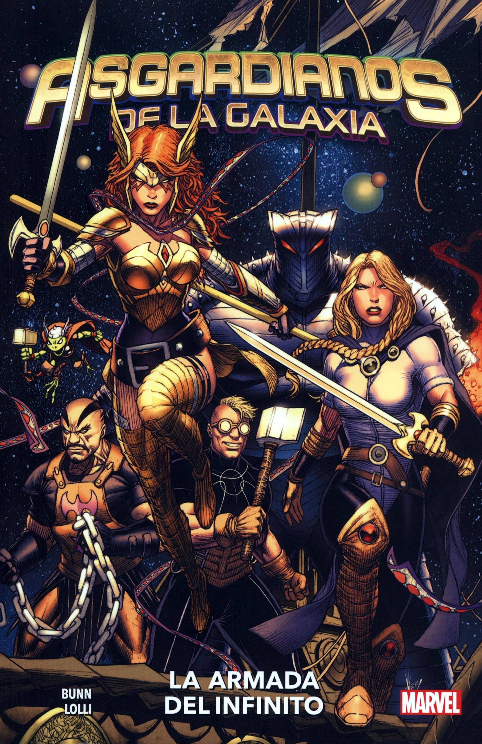 Portada ampliada de Asgardianos de la Galaxia