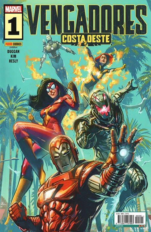 Portada ampliada de VENGADORES COSTA OESTE
