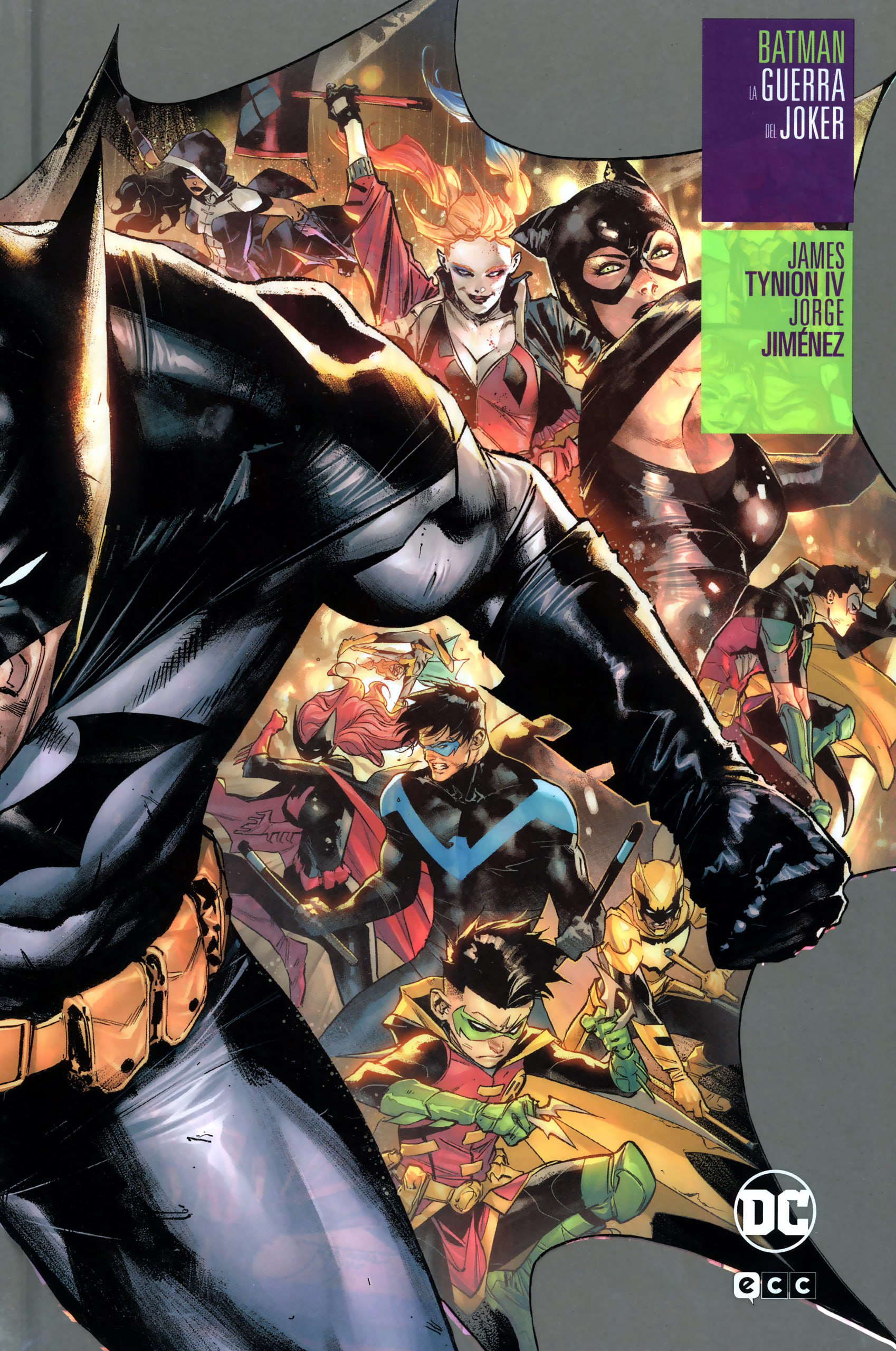 Portada ampliada de BATMAN GUERRA VS JOKER