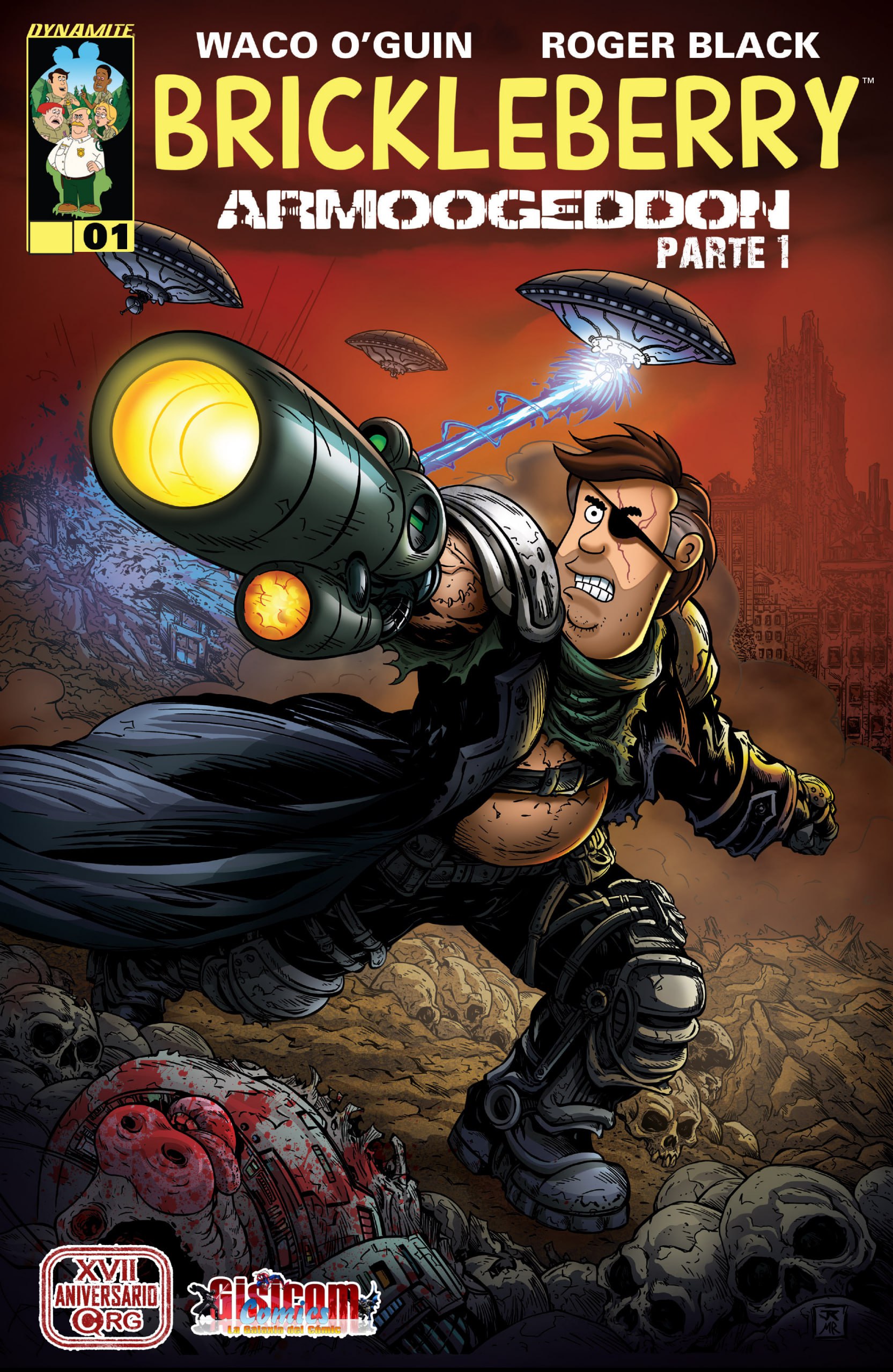 Portada ampliada de BRICKLEBERRY ARMOOGEDDON PARTE