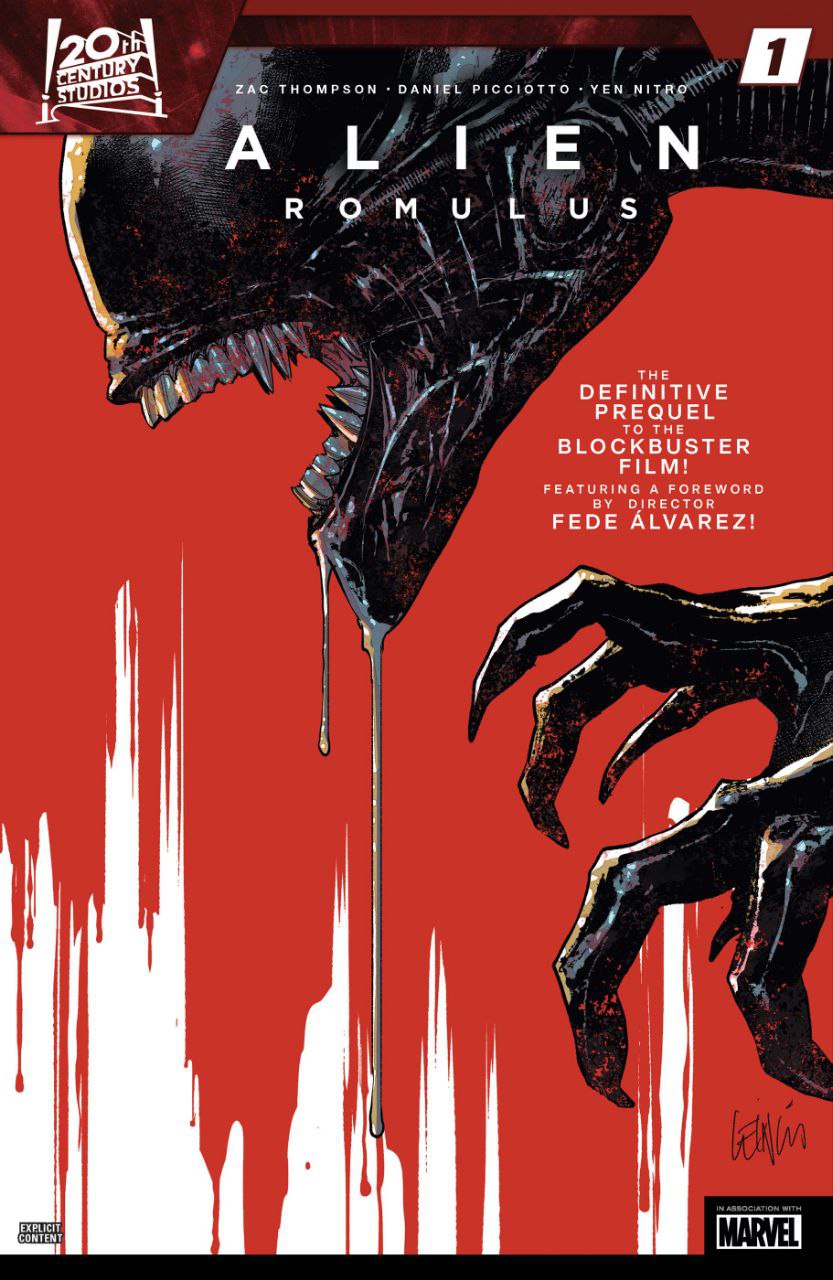 Portada ampliada de ALIEN ROMULUS