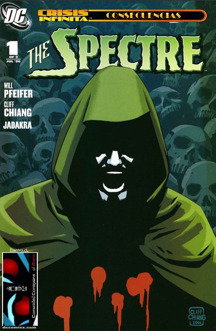 Portada ampliada de THE SPECTRE
