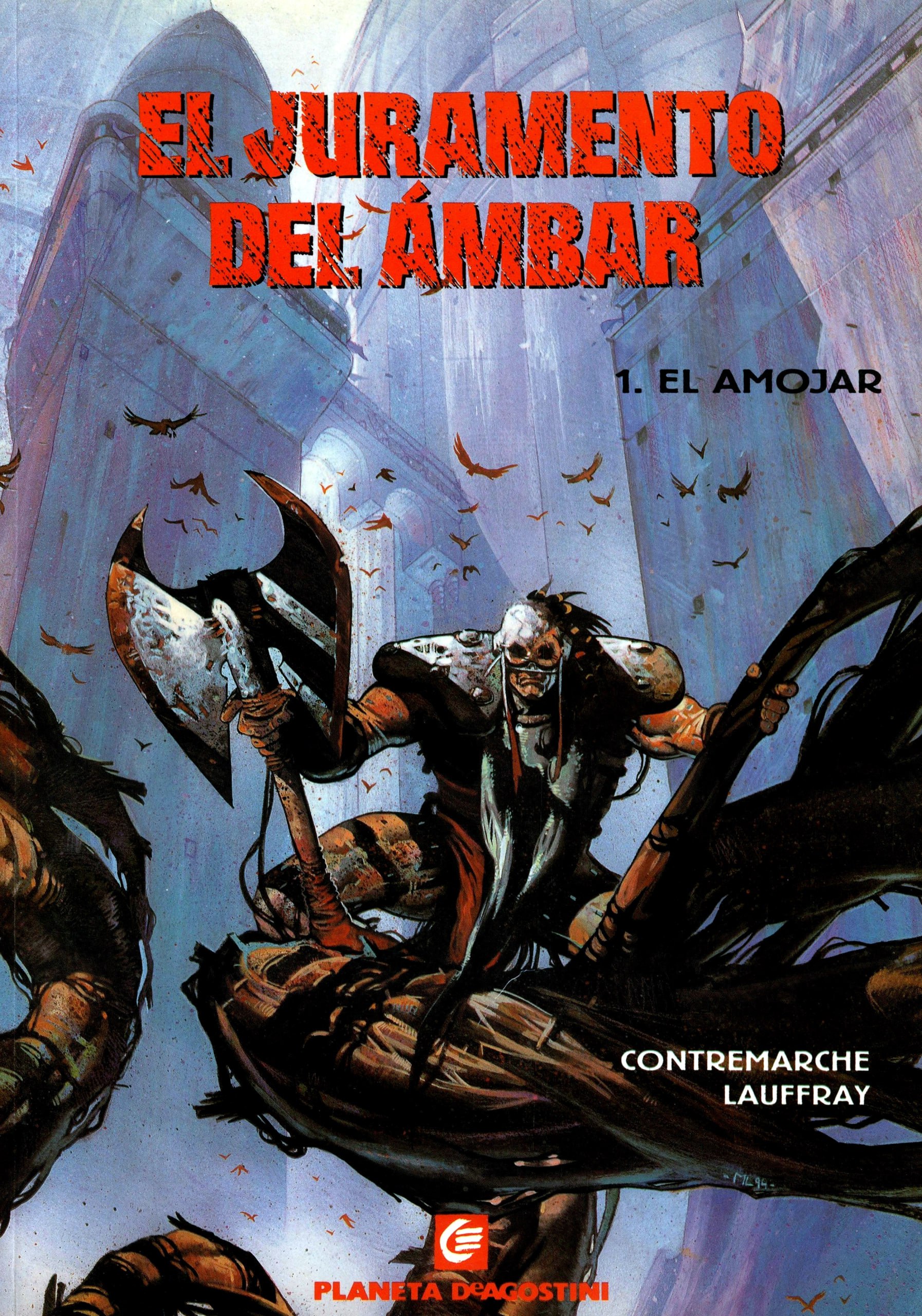 Portada ampliada de EL JURAMENTO DEL ÁMBAR
