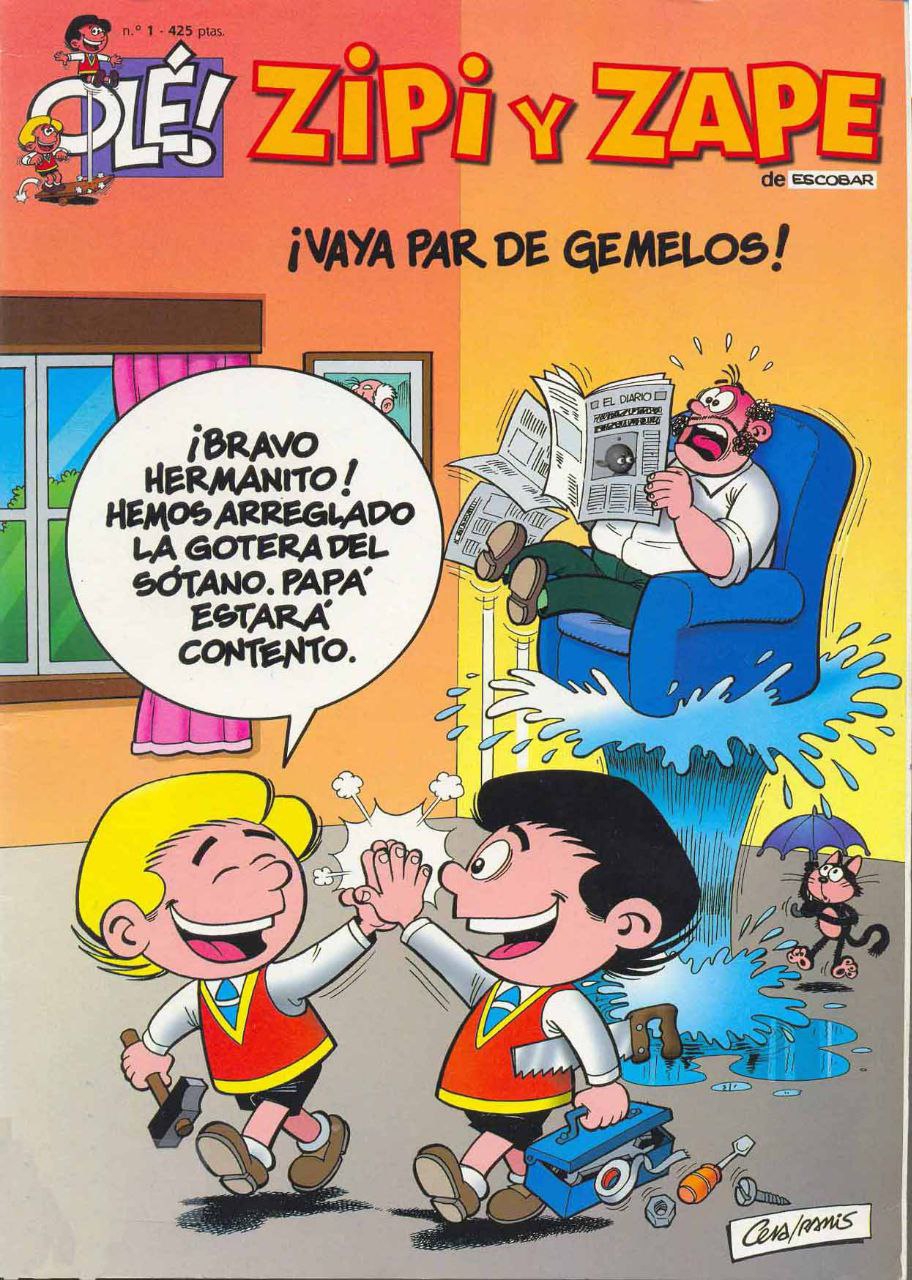 Portada ampliada de ZiPi Y ZAPE