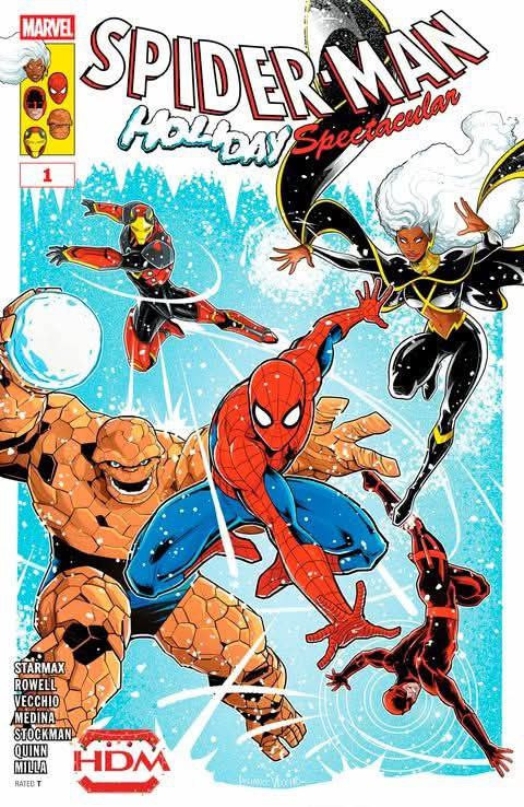 Portada ampliada de SPIDER-MAN HOLIDAY Spectacular