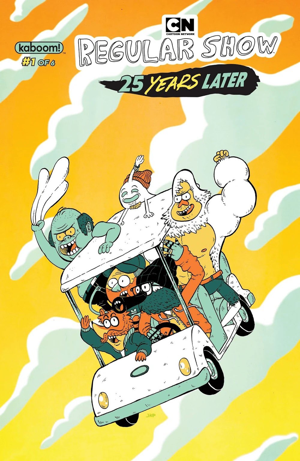 Portada ampliada de REGULAR SHOW 25 YEARS LATER