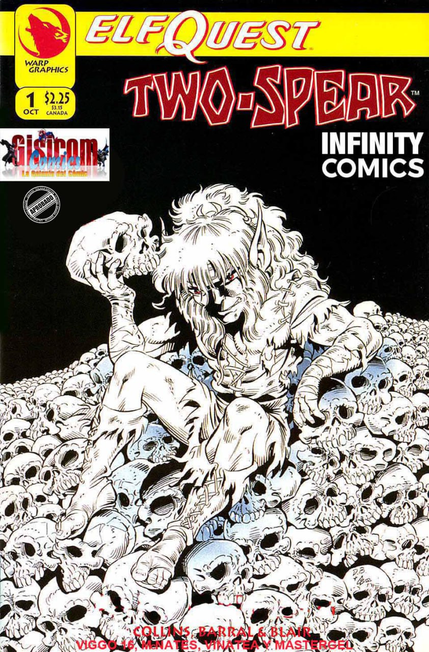Portada ampliada de Elfquest Two-Spear