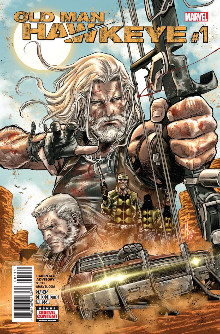 Portada ampliada de OLD MAN HAWKEYE #