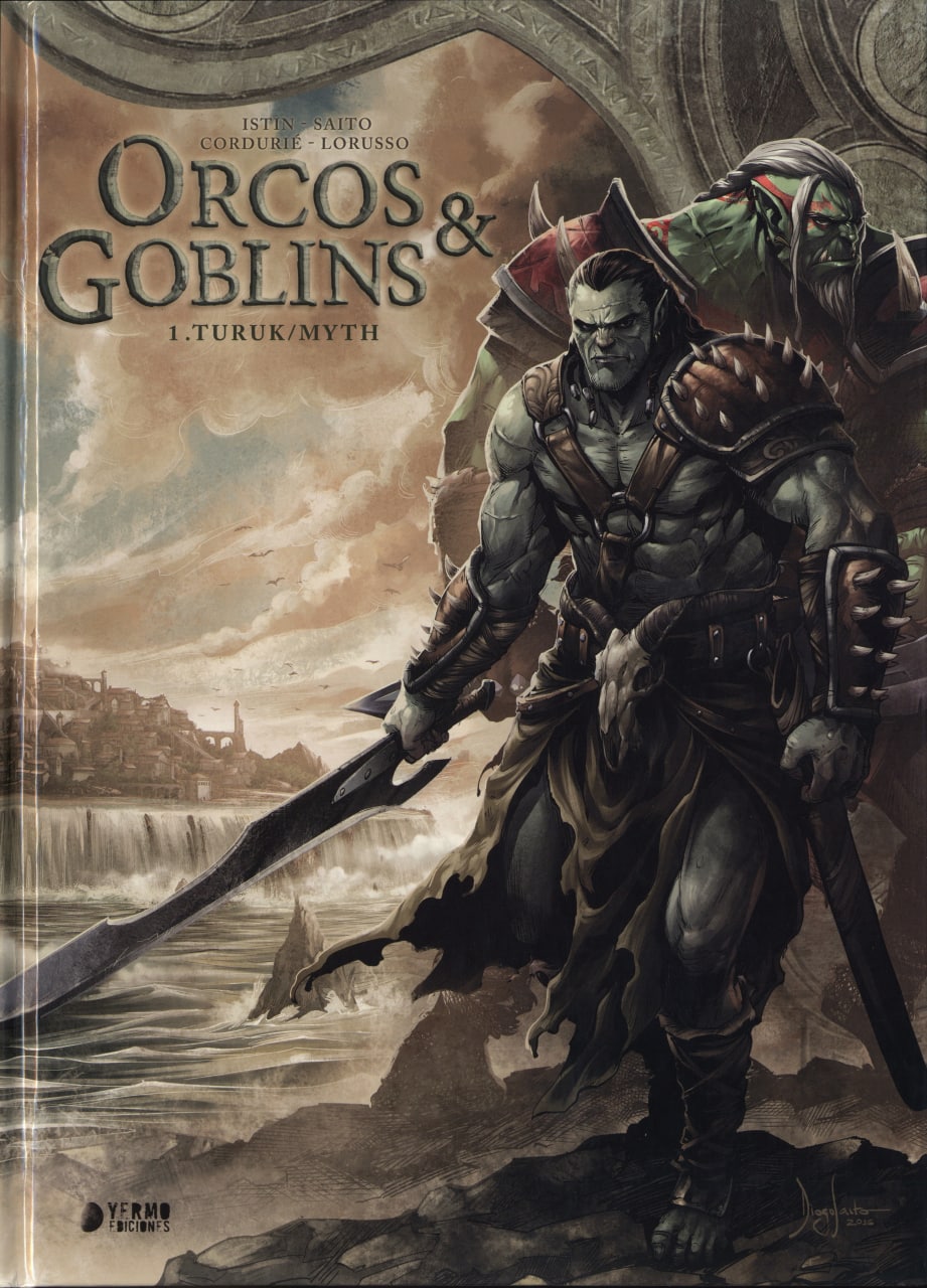 Portada ampliada de Orcos & Goblins