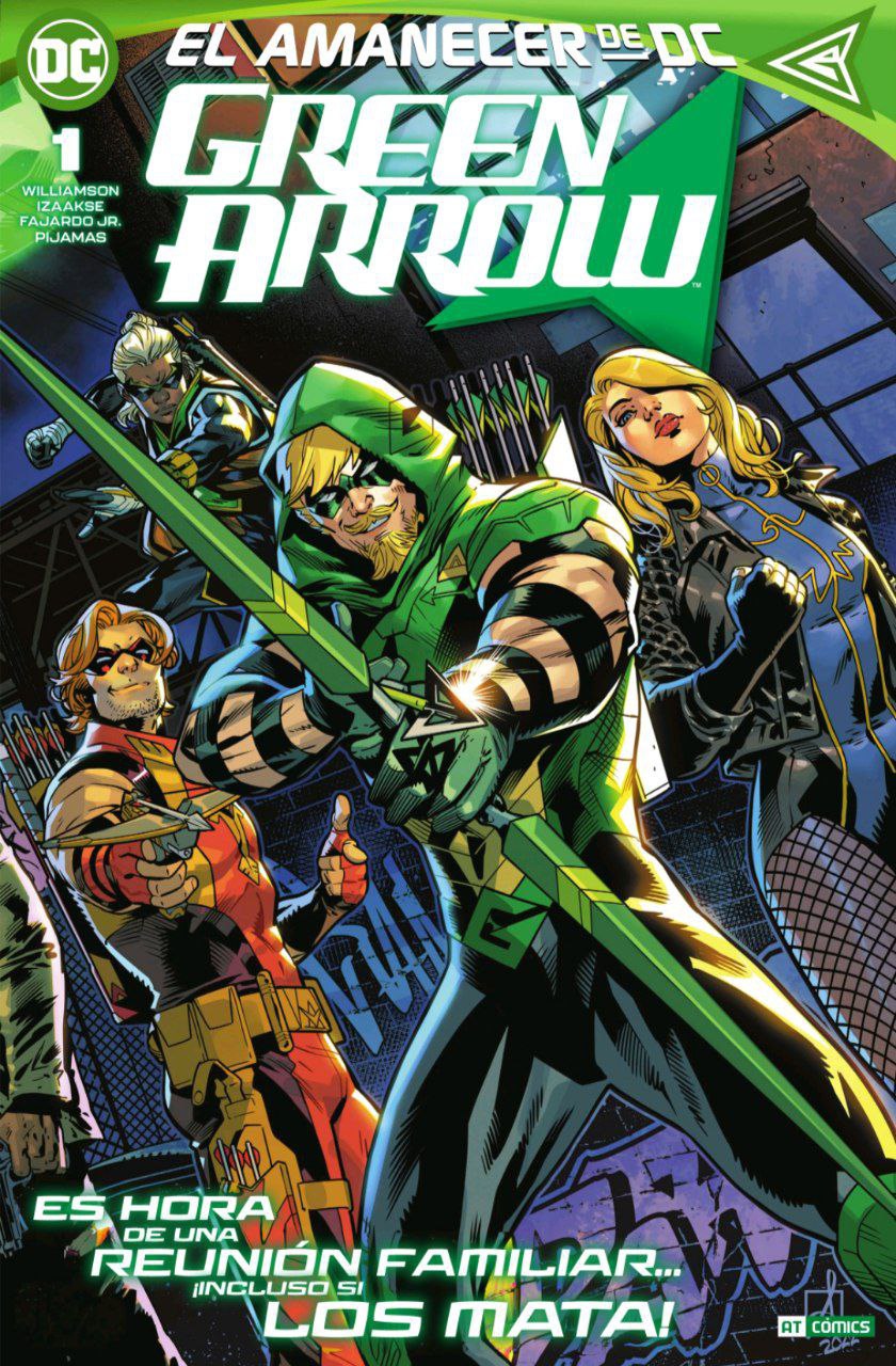 Portada ampliada de EL AMANECER DE DC GREEN ARROW