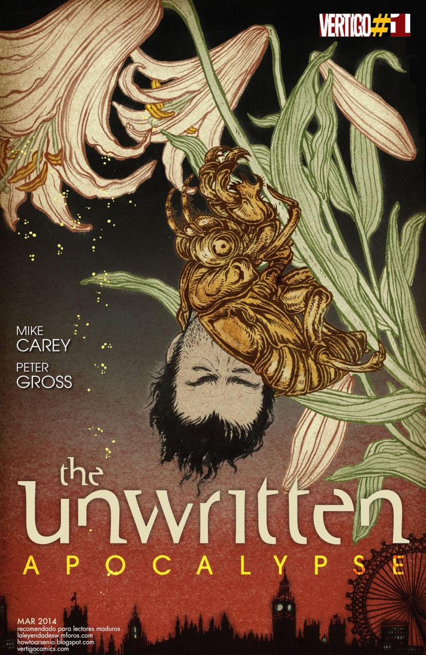 Portada ampliada de the unwritten APOCALYPSE