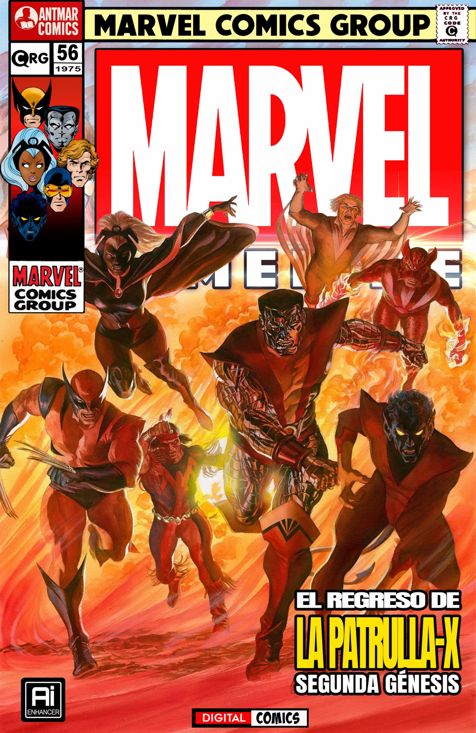 Portada ampliada de MARVEL