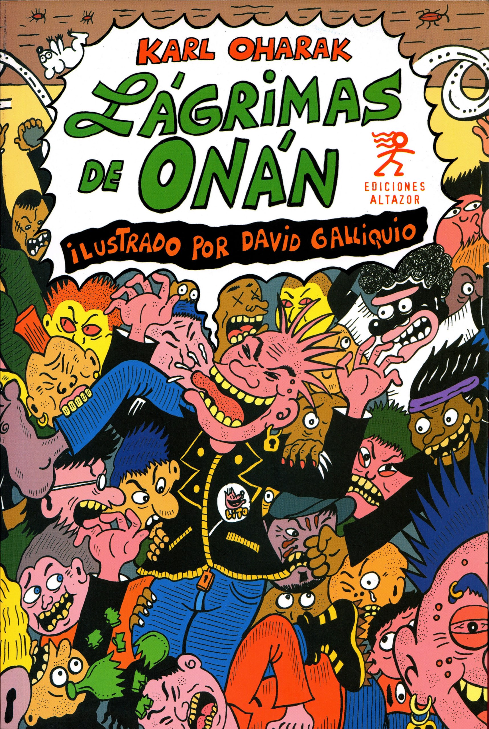 Portada ampliada de Lágrimas de Onán