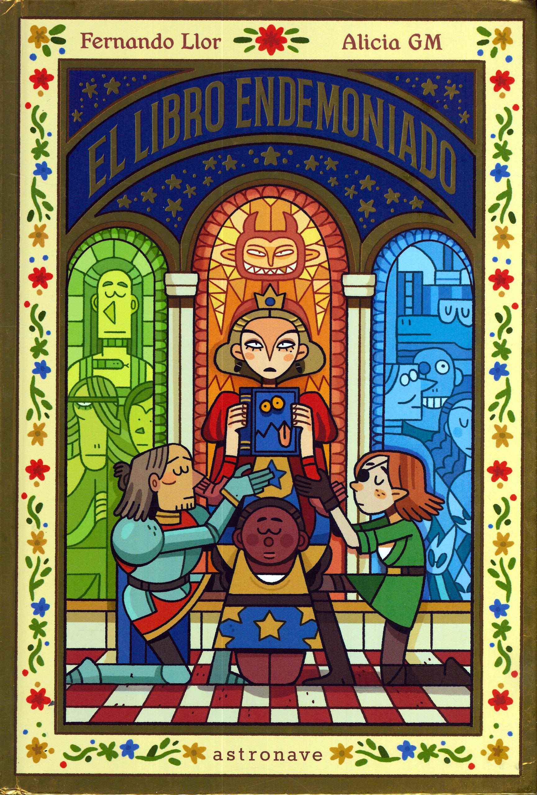 Portada ampliada de EL LIBRO ENDEMONIADO