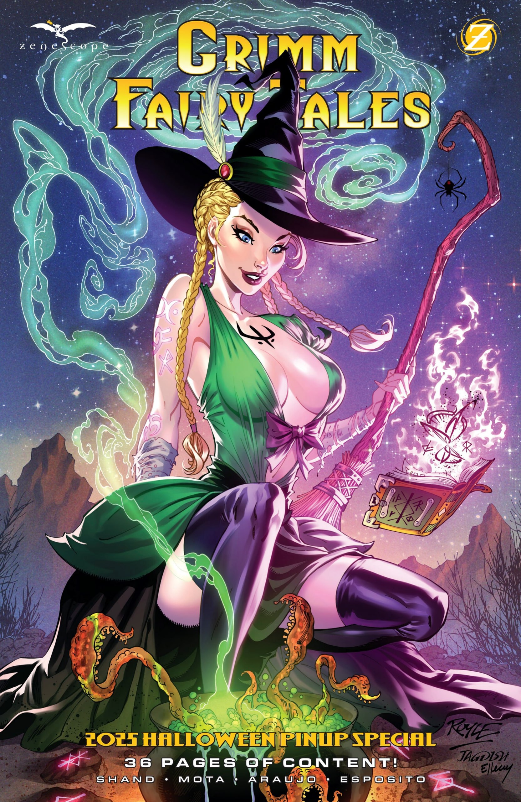 Portada ampliada de Grimm Fairy Tales