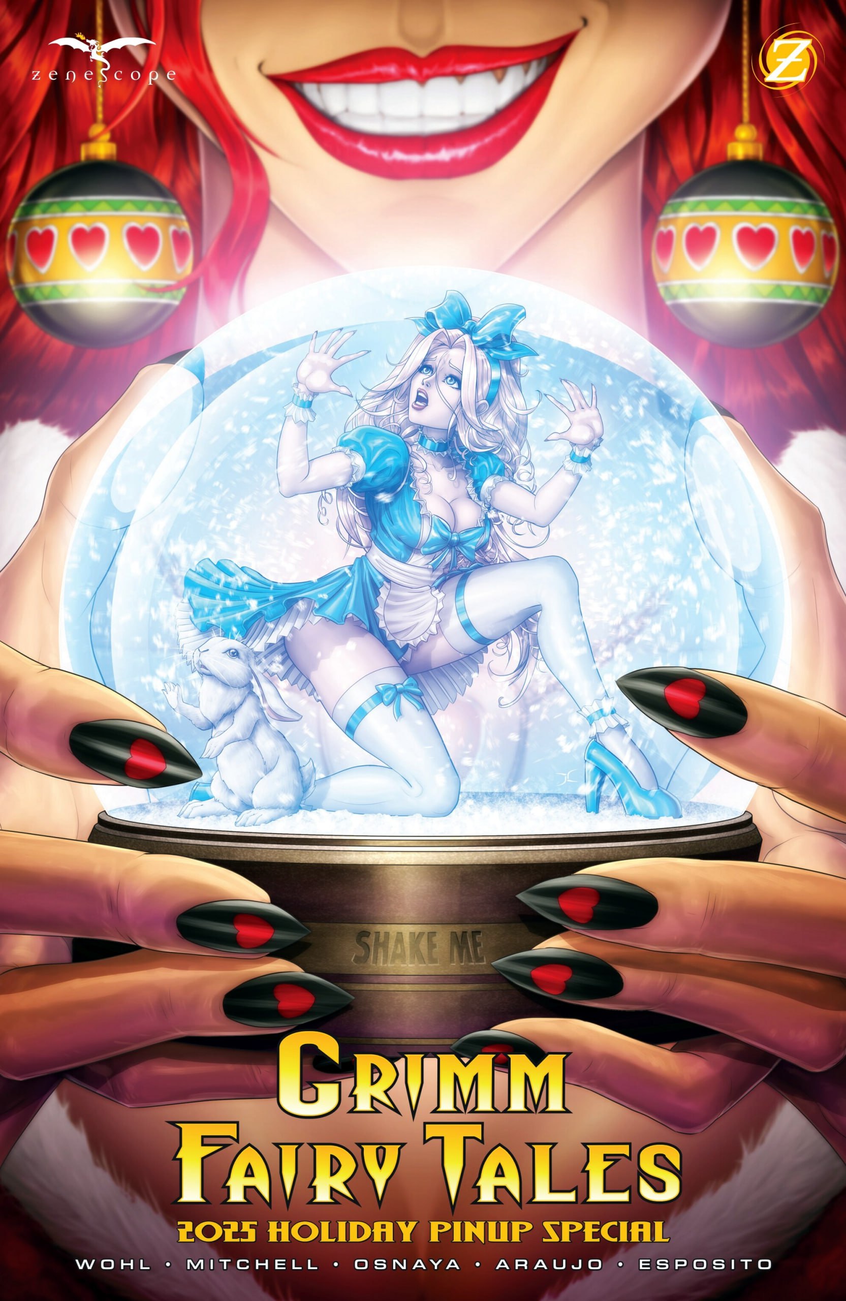 Portada ampliada de Grimm Fairy Tales 2025 Holiday Pinup Special