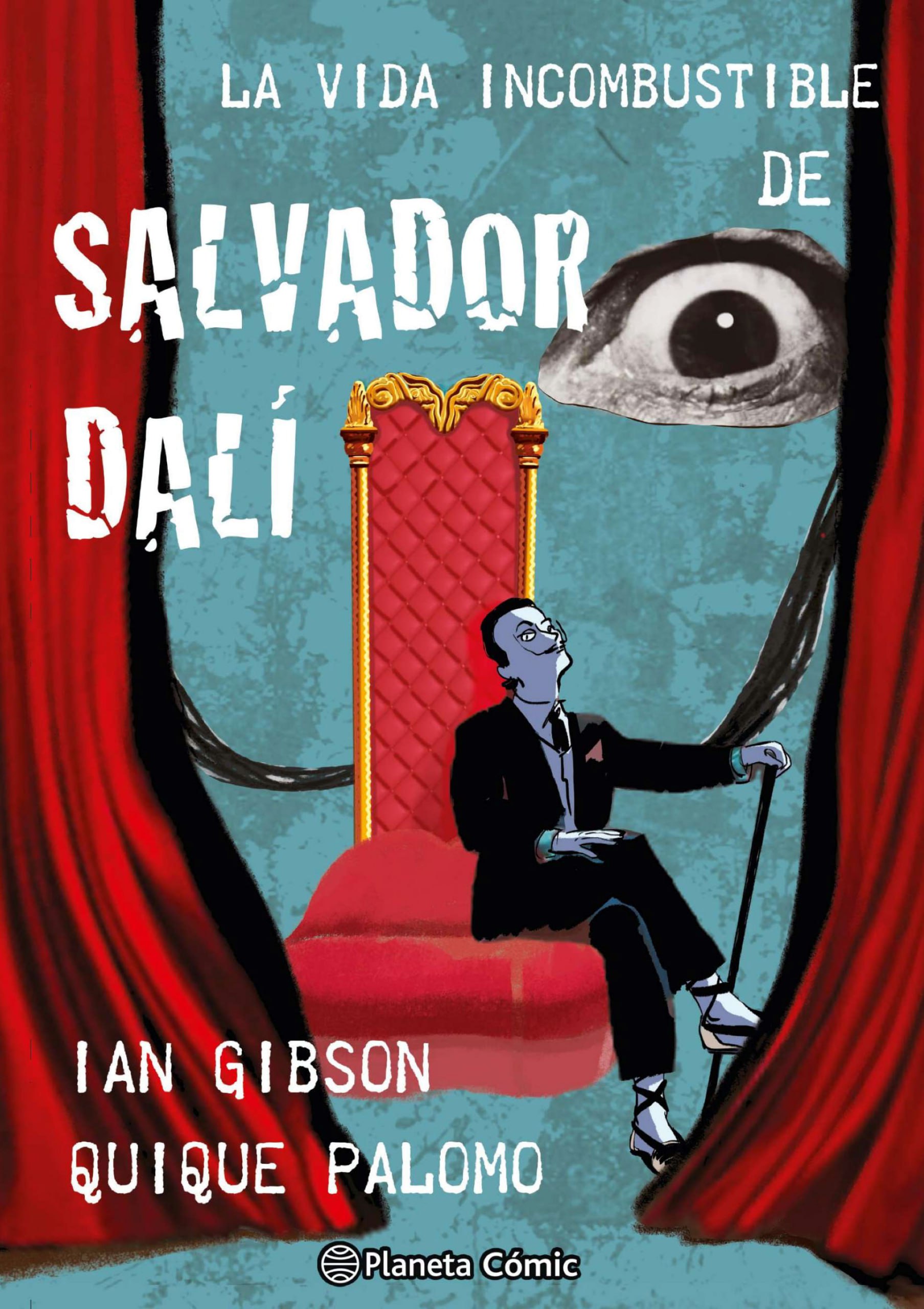Portada ampliada de LA VIDA INCOMBUSTIBLE DE SALVADOR DALÍ