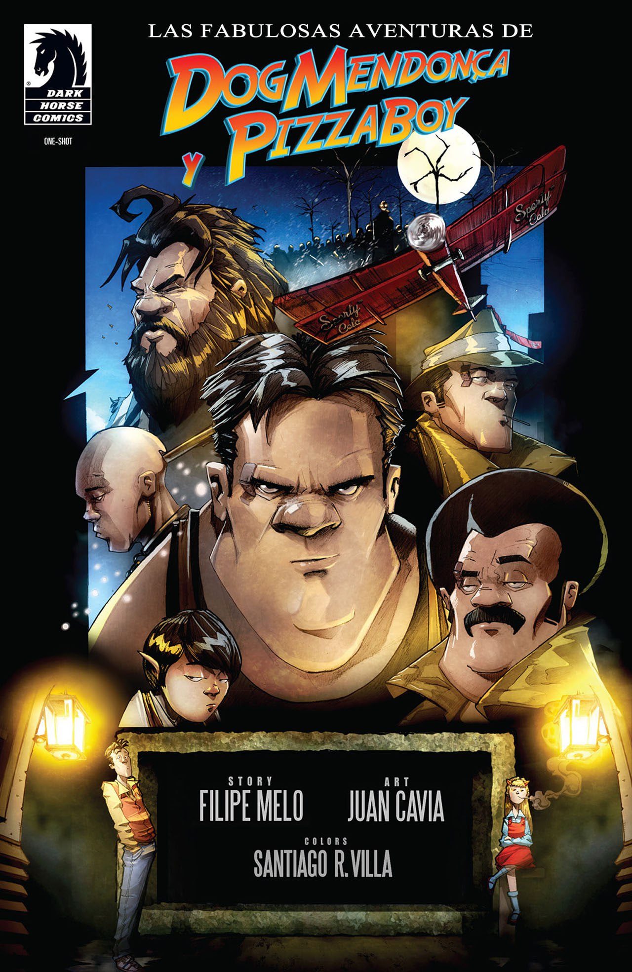 Portada ampliada de LAS FABULOSAS AVENTURAS DE DOGMENDONÇA Y PIZZABOY