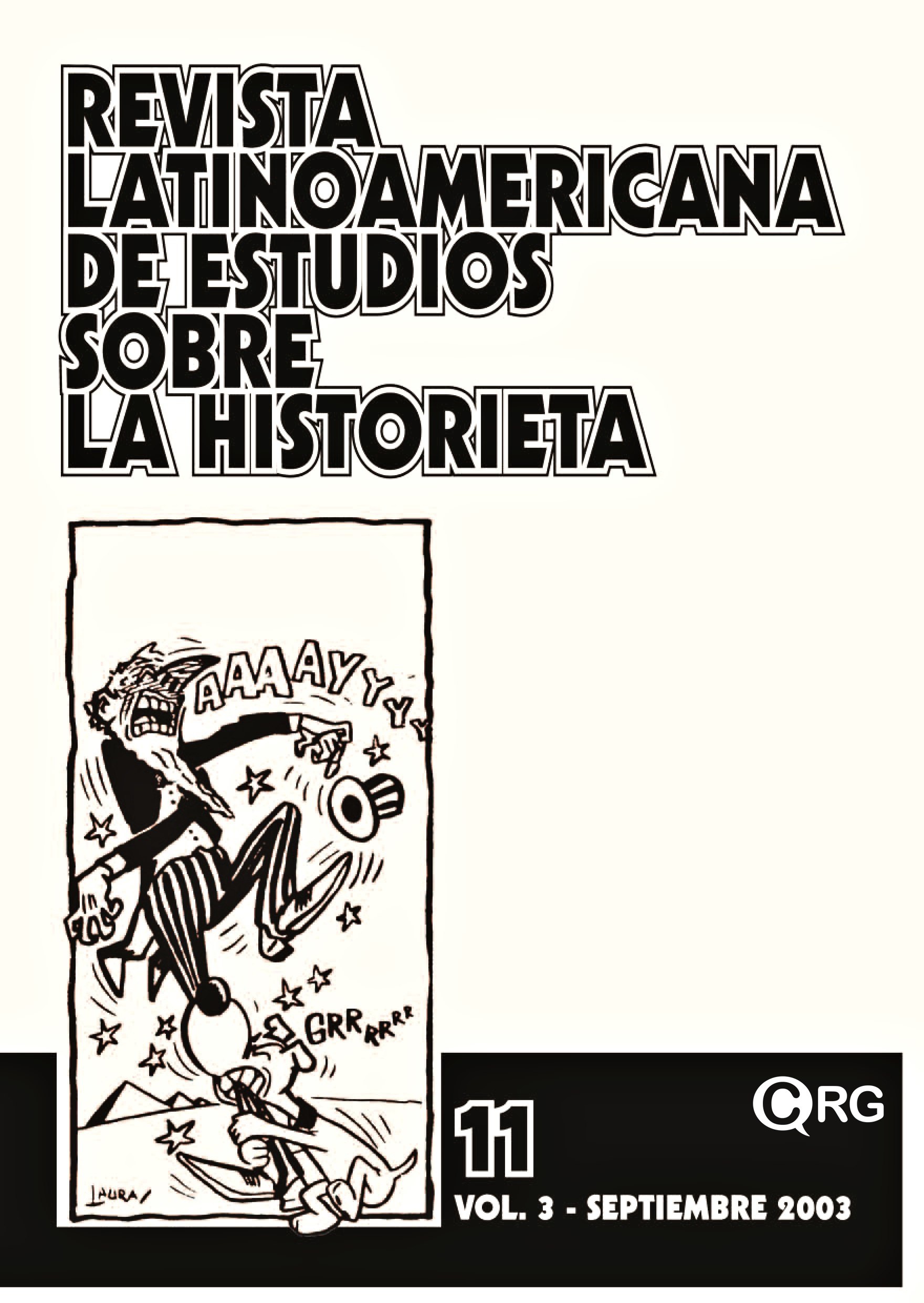 Portada ampliada de REVISTA LATINOAMERICANA DE ESTUDIOS SOBRE LA HISTORIETA