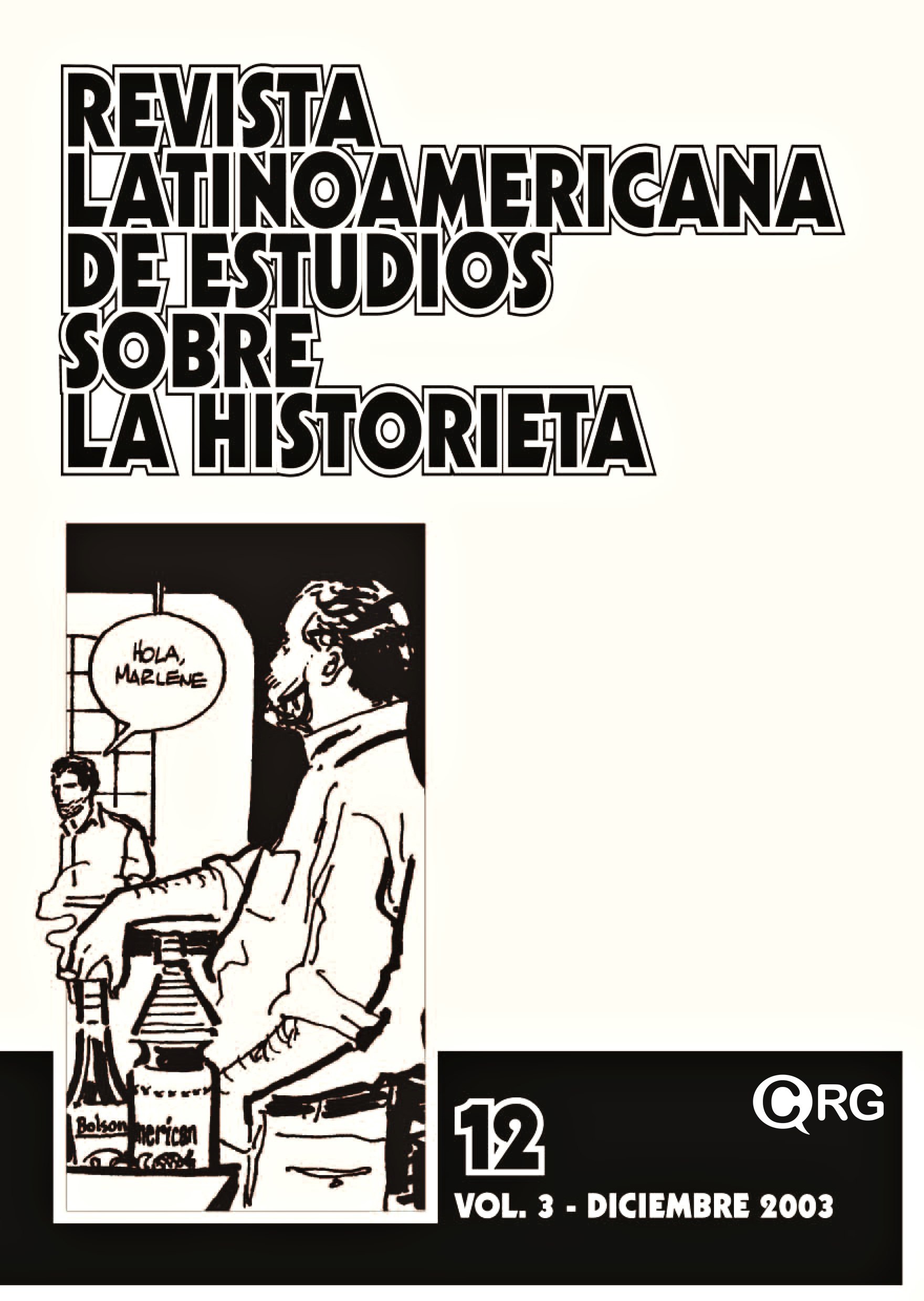 Portada ampliada de REVISTA LATINOAMERICANA DE ESTUDIOS SOBRE LA HISTORIETA
