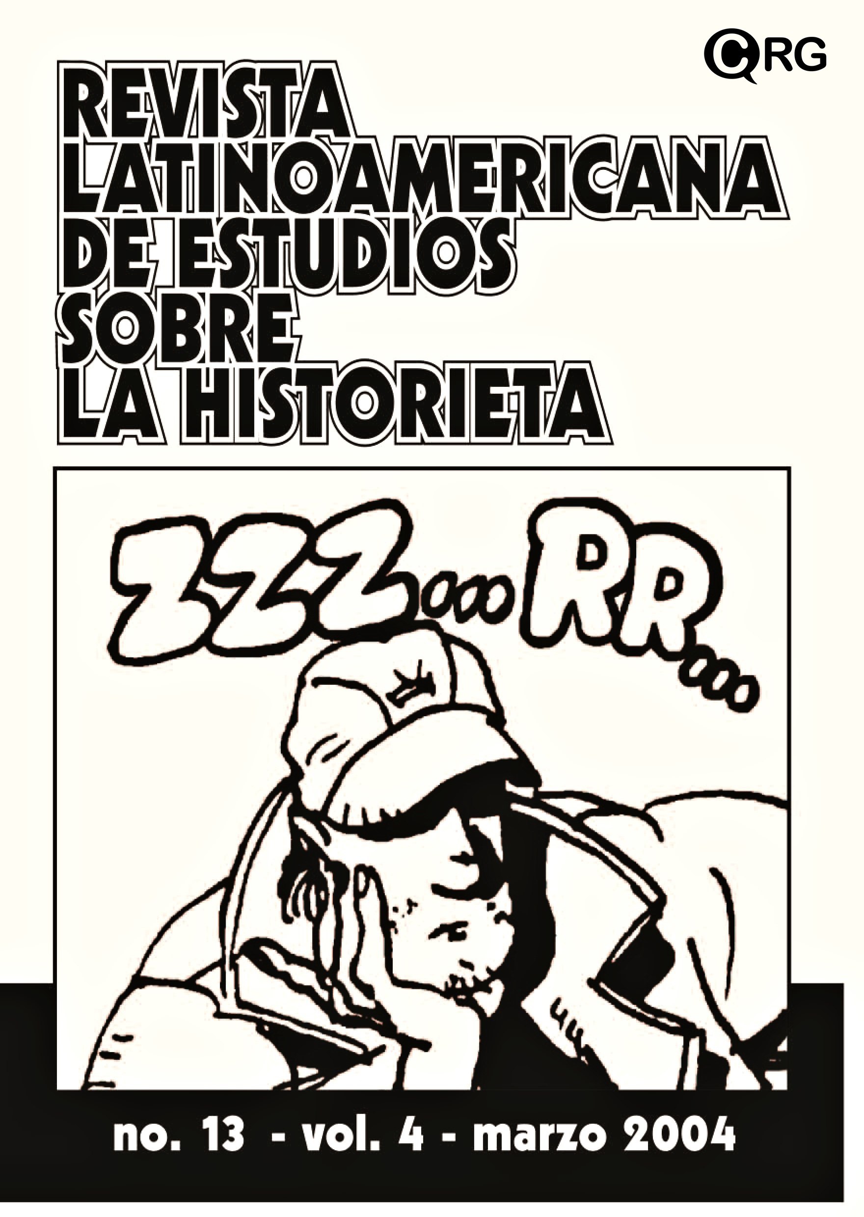 Portada ampliada de REVISTA LATINOAMERICANA DE ESTUDIOS SOBRE LA HISTORIETA