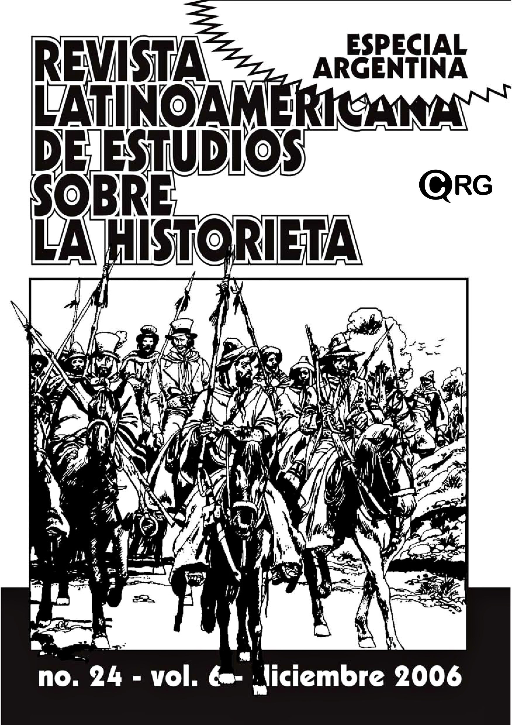 Portada ampliada de REVISTA LATINOAMERICANA DE ESTUDIOS SOBRE LA HISTORIETA