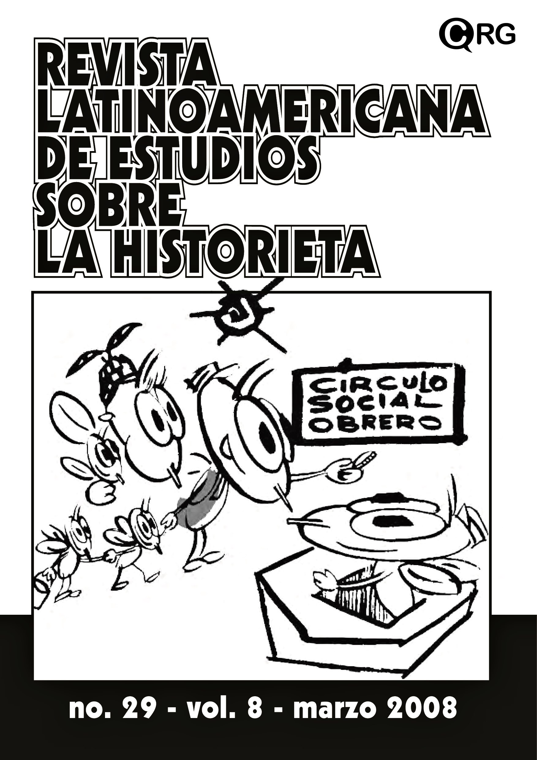 Portada ampliada de REVISTA LATINOAMERICANA DE ESTUDIOS SOBRE LA HISTORIETA