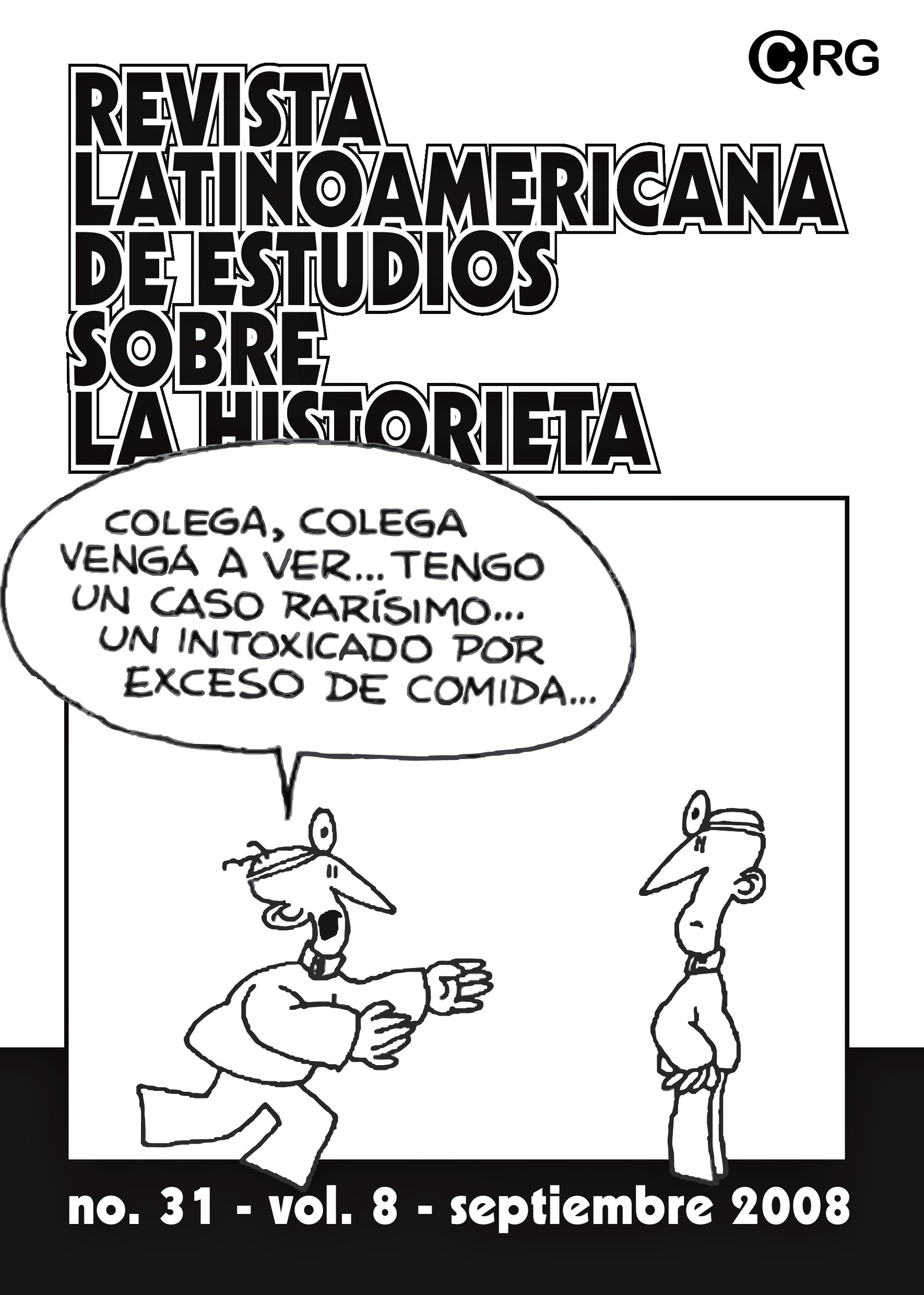 Portada ampliada de REVISTA LATINOAMERICANA DE ESTUDIOS SOBRE LA HISTORIETA