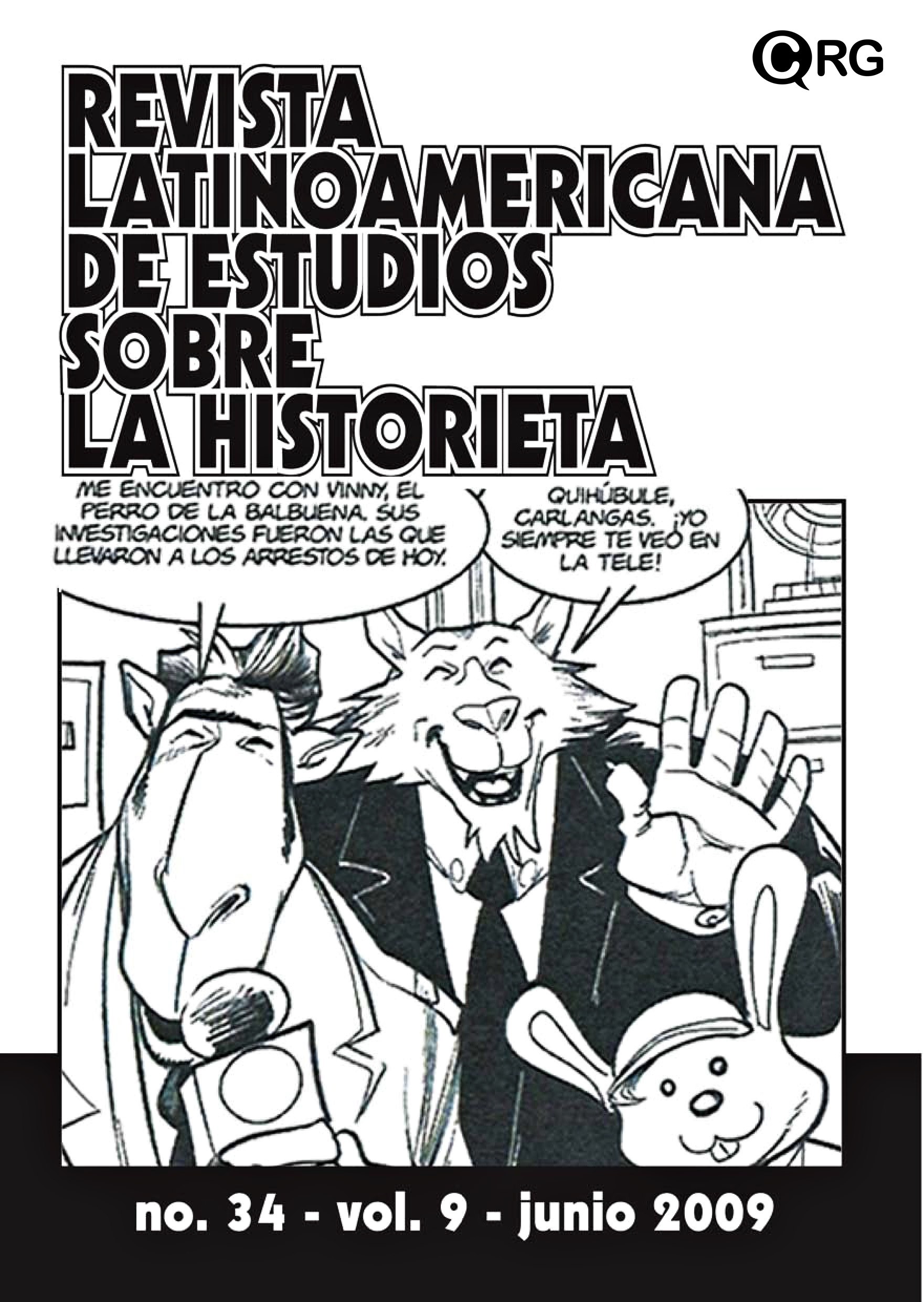 Portada ampliada de REVISTA LATINOAMERICANA DE ESTUDIOS SOBRE LA HISTORIETA