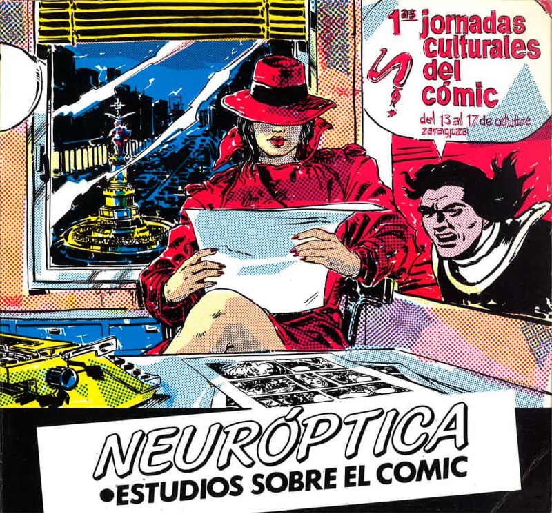 Portada ampliada de NEURÓPTICA ESTUDIOS SOBRE EL COMIC