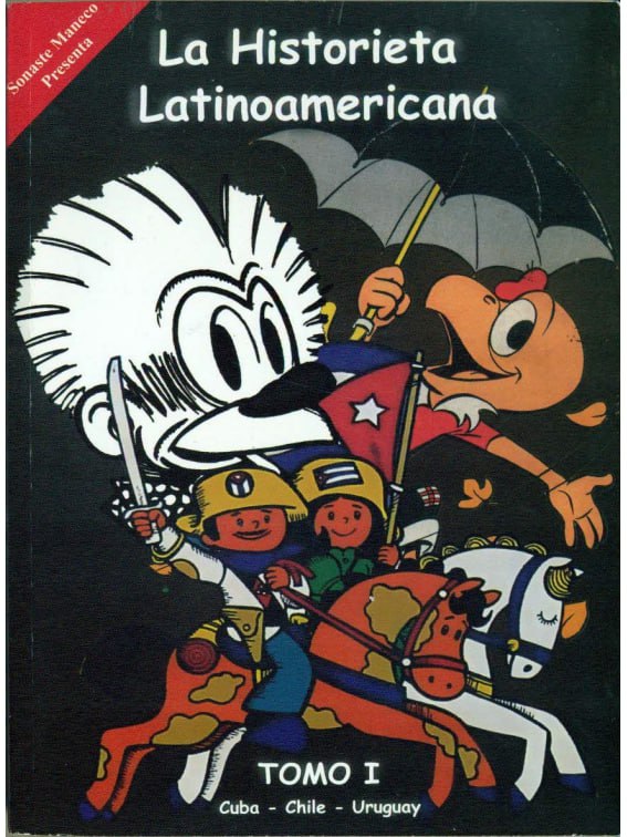 Portada ampliada de La Historieta Latinoamericana