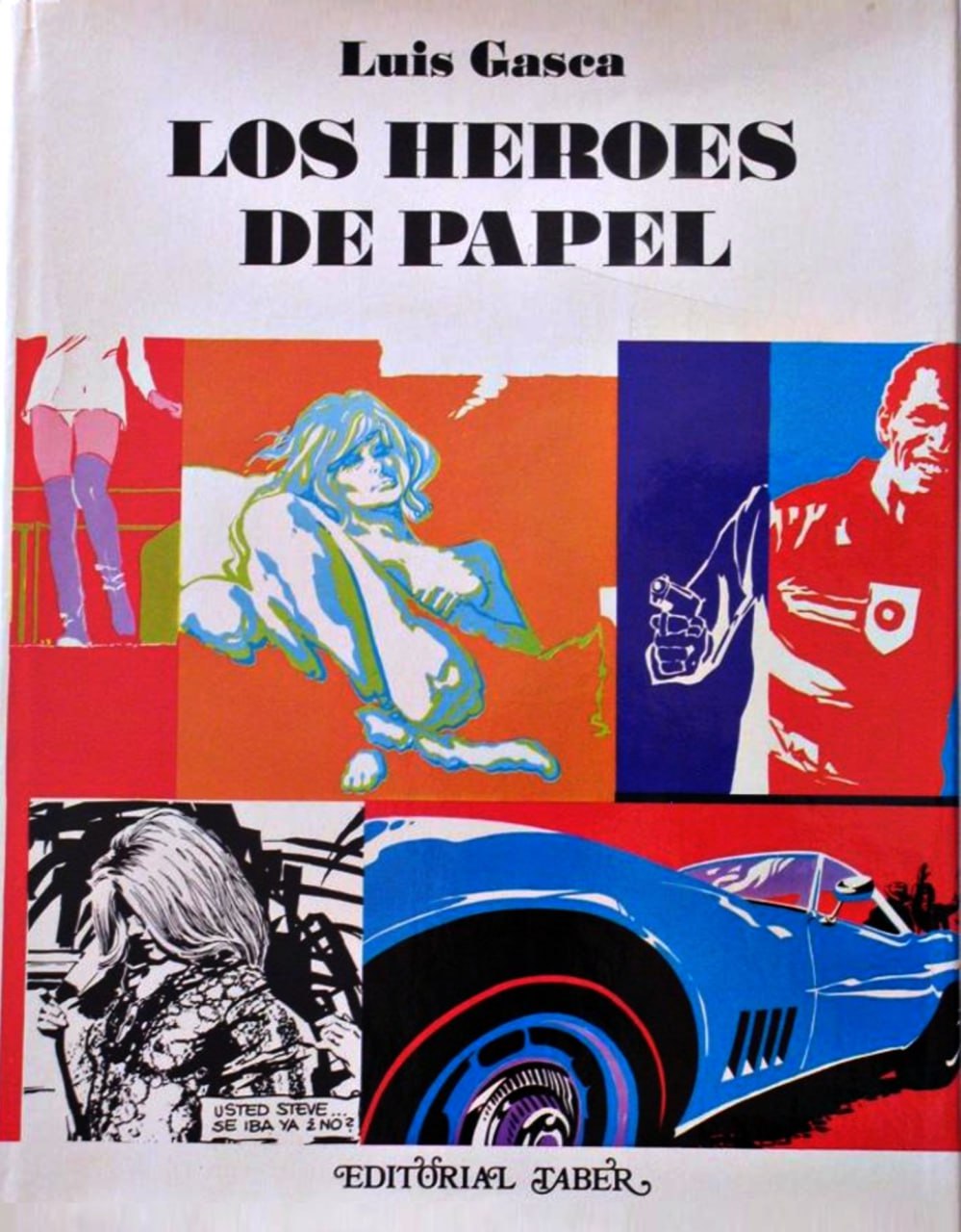 Portada ampliada de LOS HEROES DE PAPEL