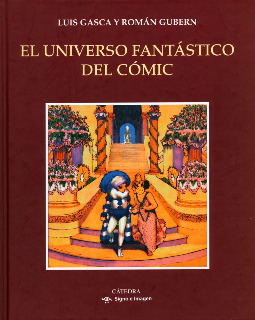 Portada ampliada de EL UNIVERSO FANTÁSTICO DEL CÓMIC