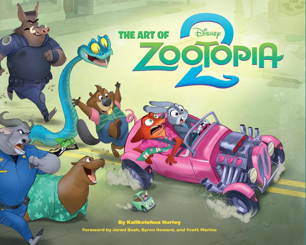 Portada ampliada de THE ART OF ZOOTOPIA 2