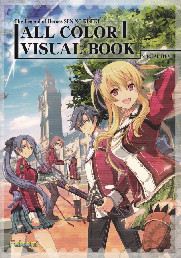 Portada ampliada de The Legend of Heroes SEN NO KISEKI ALL COLOR VISUAL BOOK