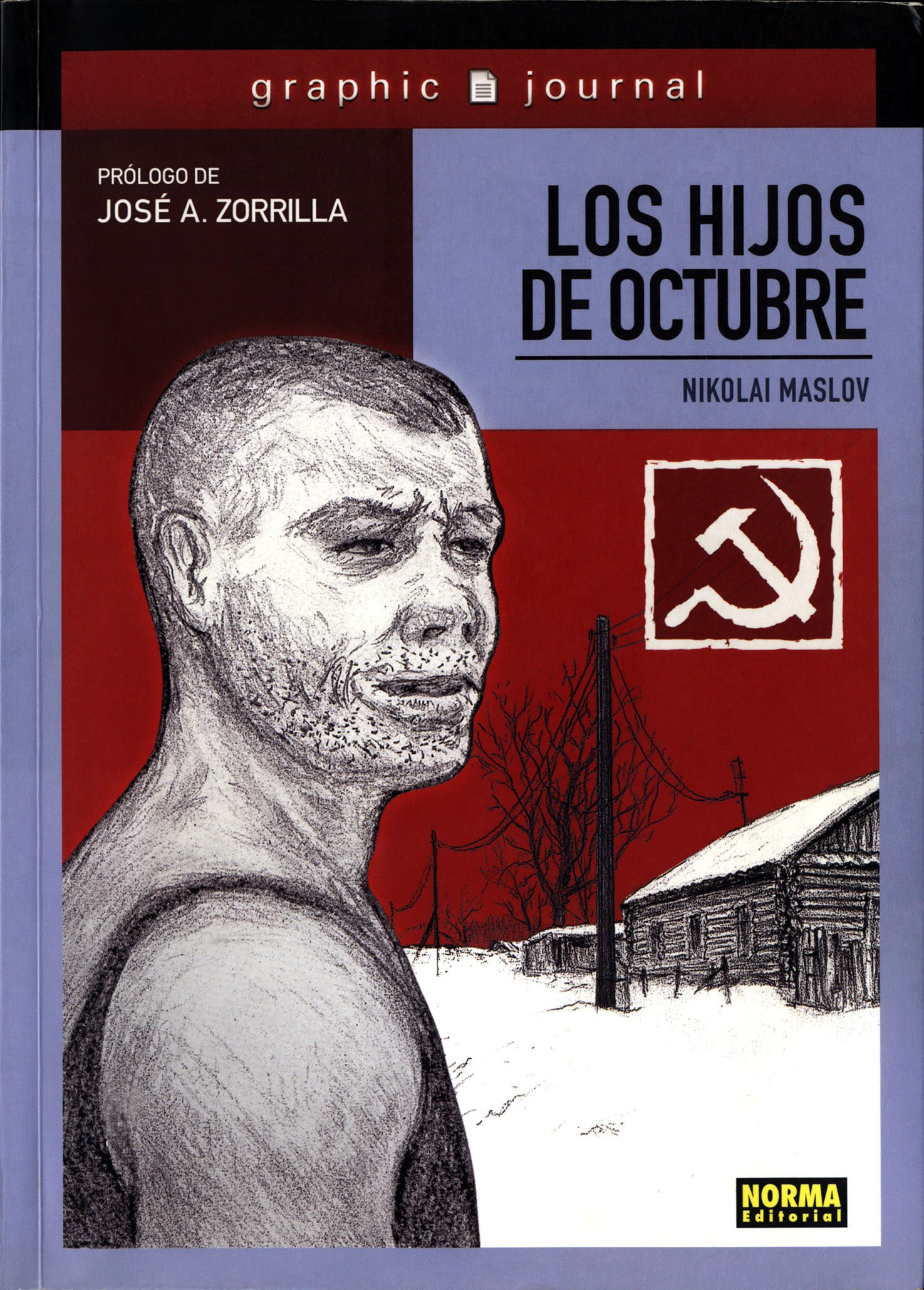 Portada ampliada de LOS HIJOS DE OCTUBRE