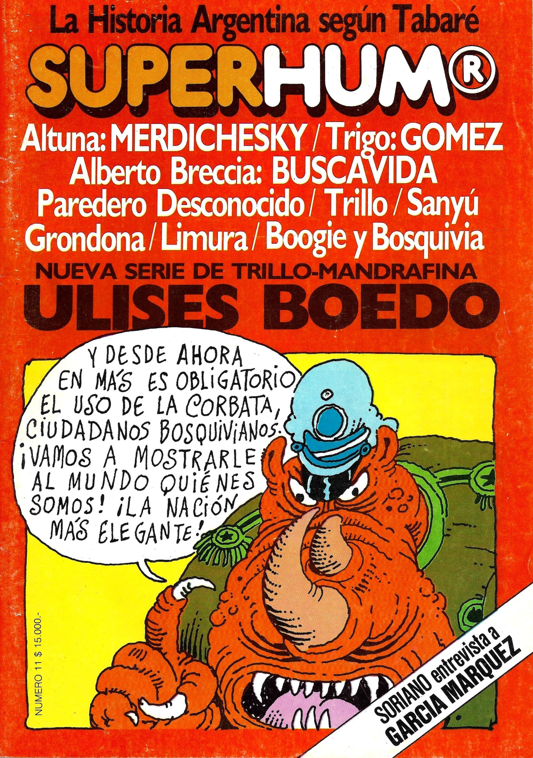 Portada ampliada de SUPERHUM