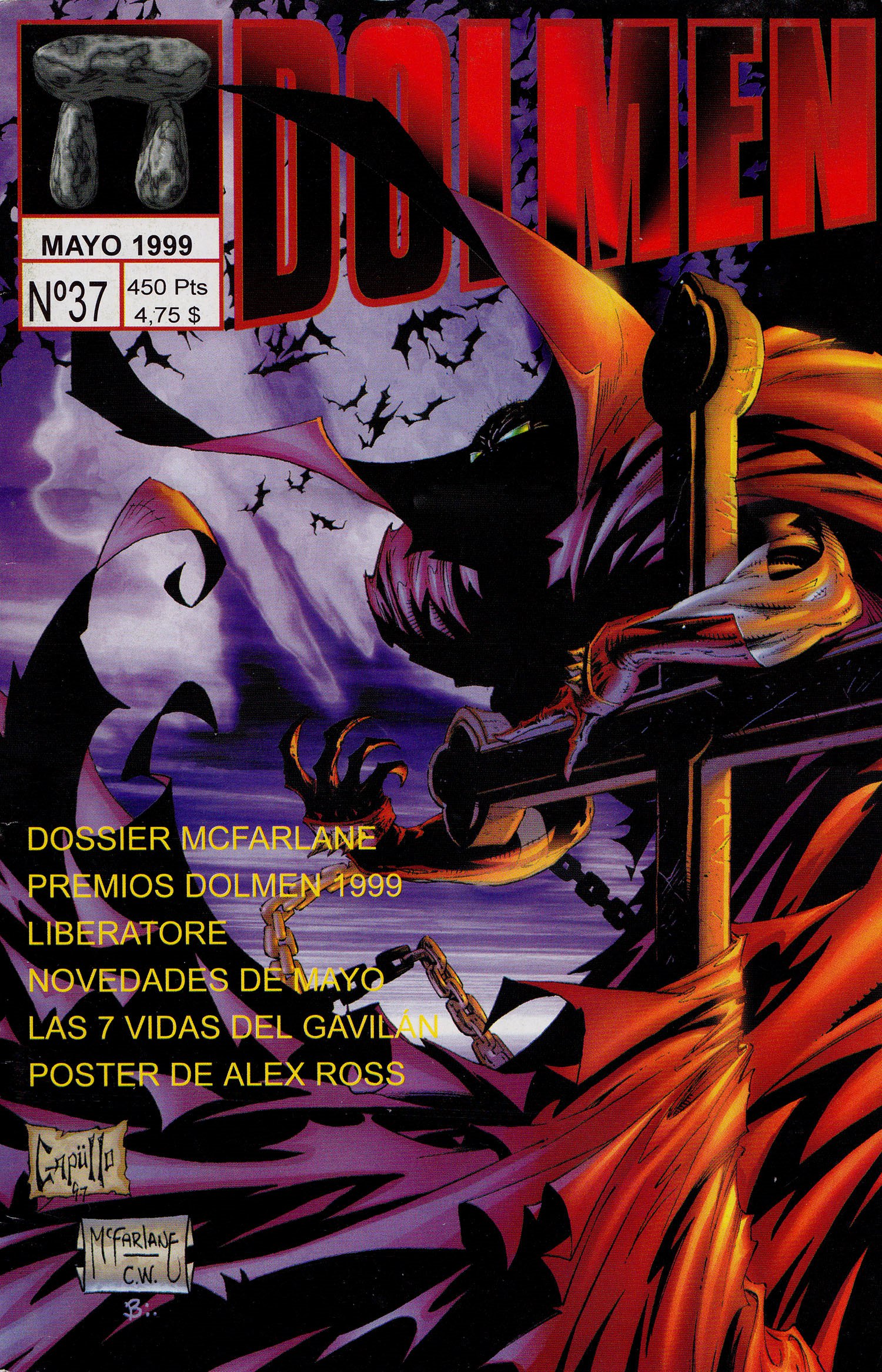 Portada ampliada de DOLMEN