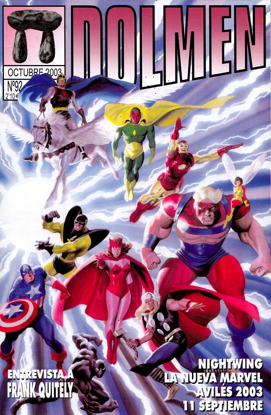 Portada ampliada de DOLMEN