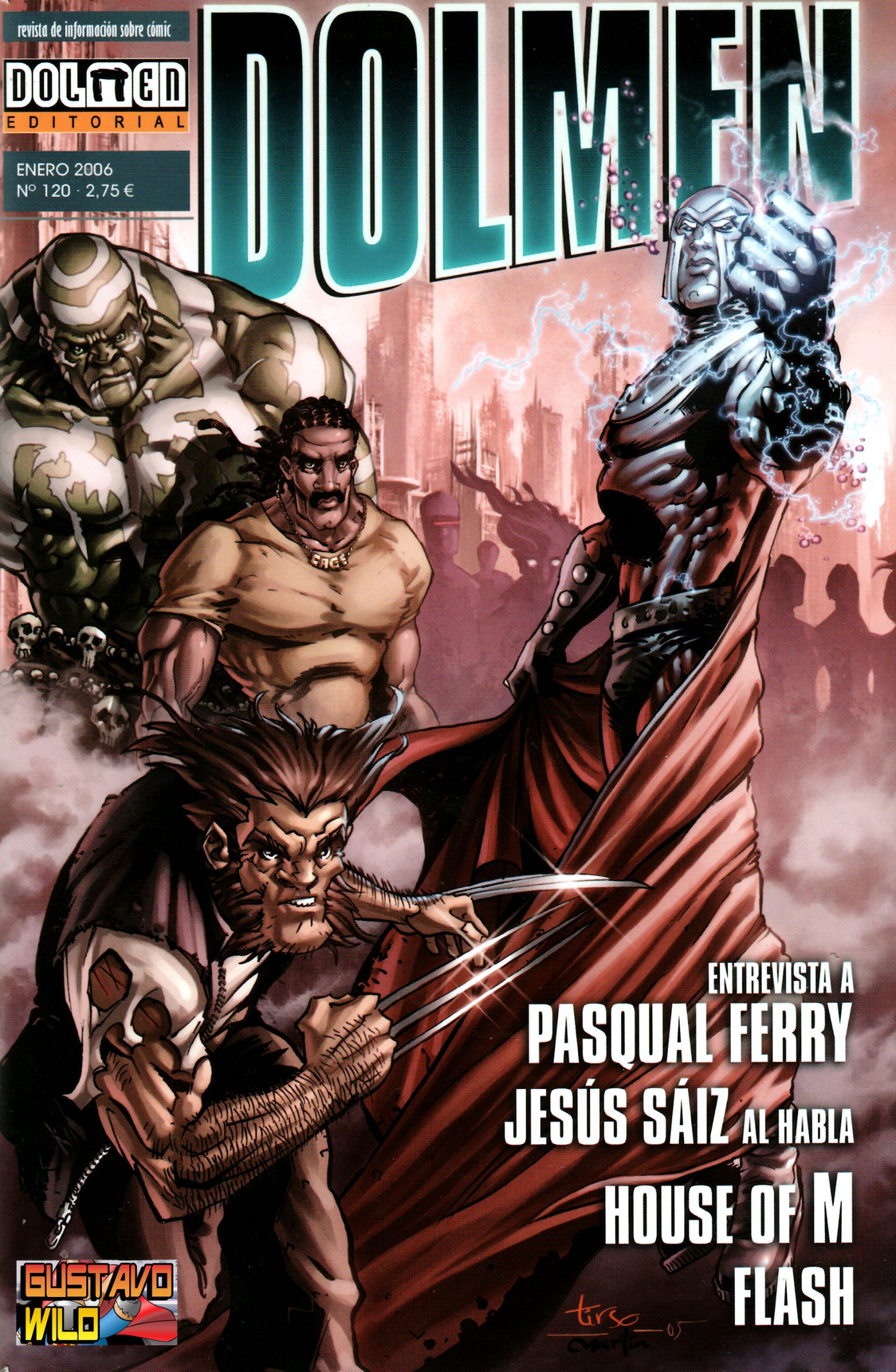Portada ampliada de DOLMEN