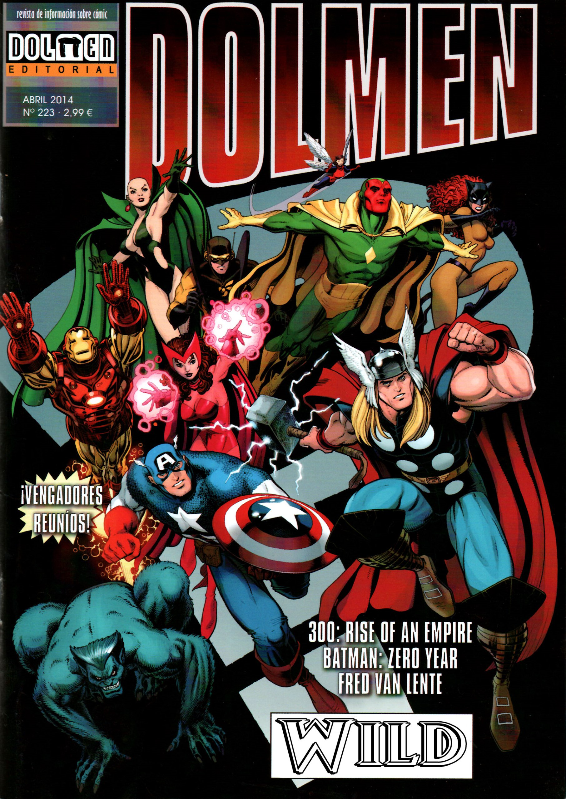 Portada ampliada de DOLMEN